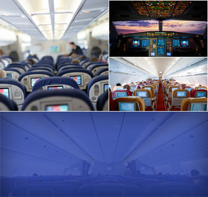 Custom Aircraft Interior & Technology - Aerodesign Services - aero-collage